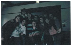 An absurdly grainy photo of last semester's Grove House Committee (FA 2012). 